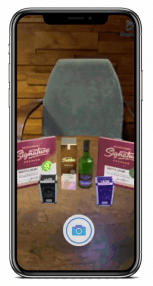 AR product walkthrough for branding